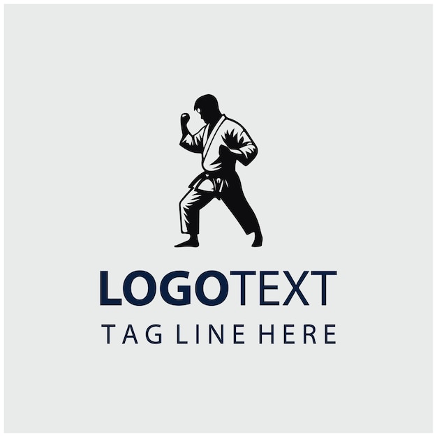 Karate Logo Vector Illustraties
