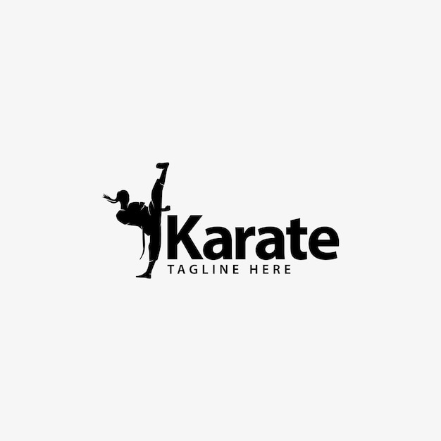 Vector karate logo