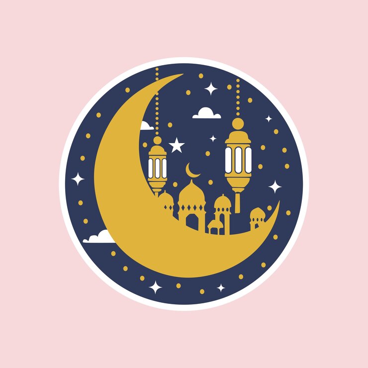 Kareem Mosque Ramadan sticker design