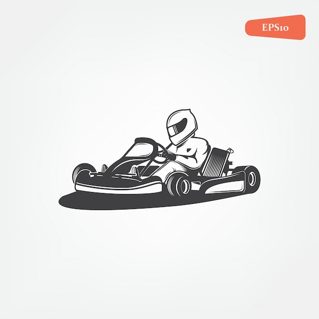 Karting club icon