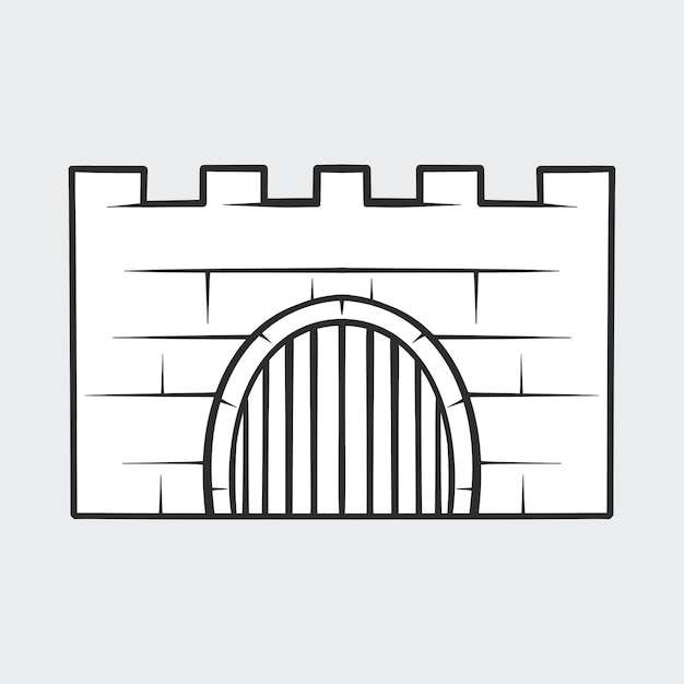 kasteel illustratie vector