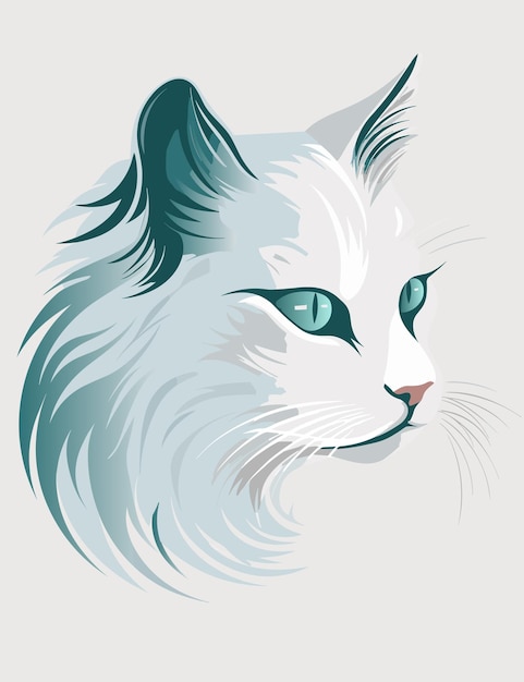 Kat logo illustratie vector