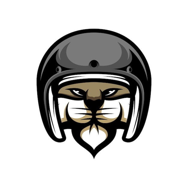 Kat mascotte logo ontwerp