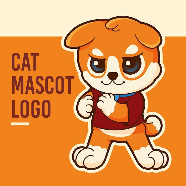 Kat mascotte logo