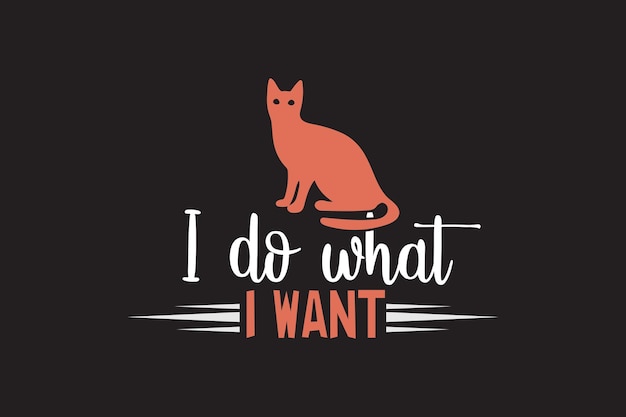 kat tshirt ontwerp SVG ontwerp