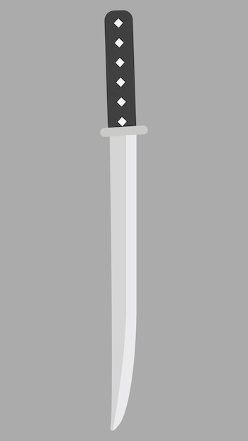 katana icon illustration background