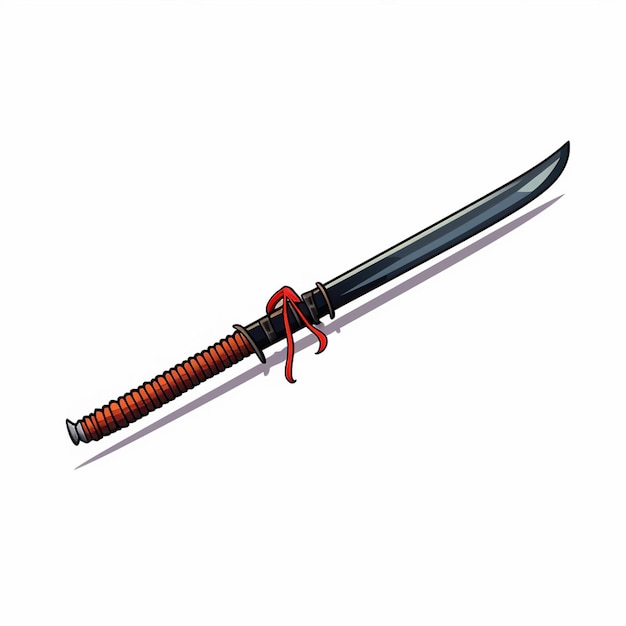 Katana vettore giappone illustrazione samurai asiatici guerriero design giapponese cultura arte tradit