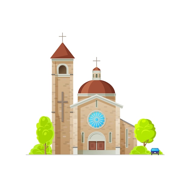 Katholieke kerktempel of kathedraalgebouw