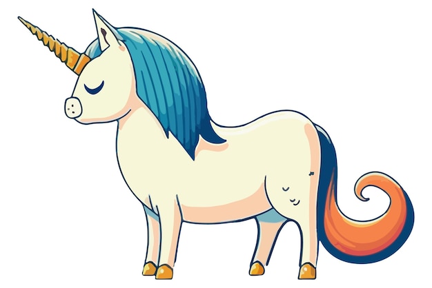 Katicorn vectorillustratie