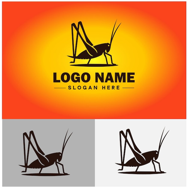 Katydid logo vector art icoon grafiek voor zakelijk merk icoon katydid logo sjabloon