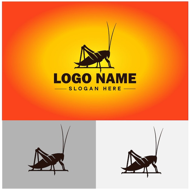 Katydid logo vector art icoon grafiek voor zakelijk merk icoon katydid logo sjabloon