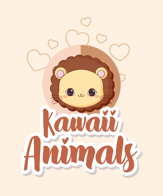 kawaii animals design