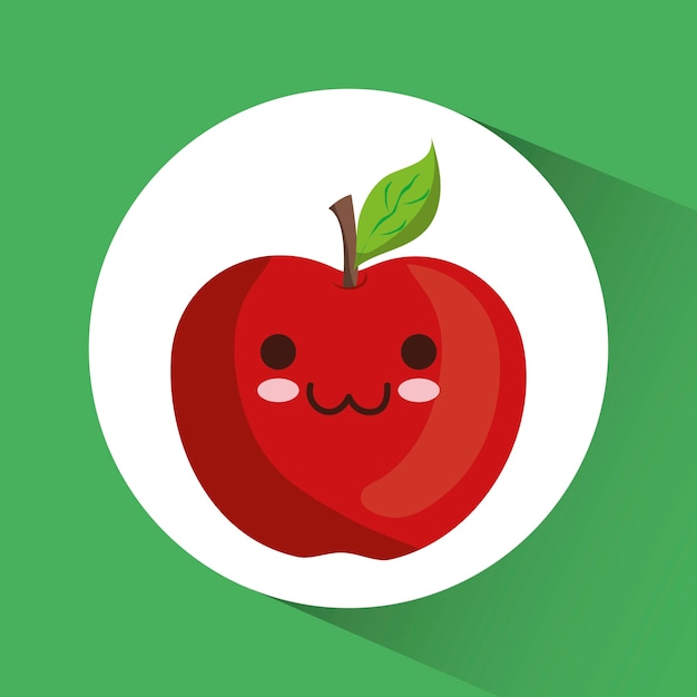 kawaii apple-pictogram