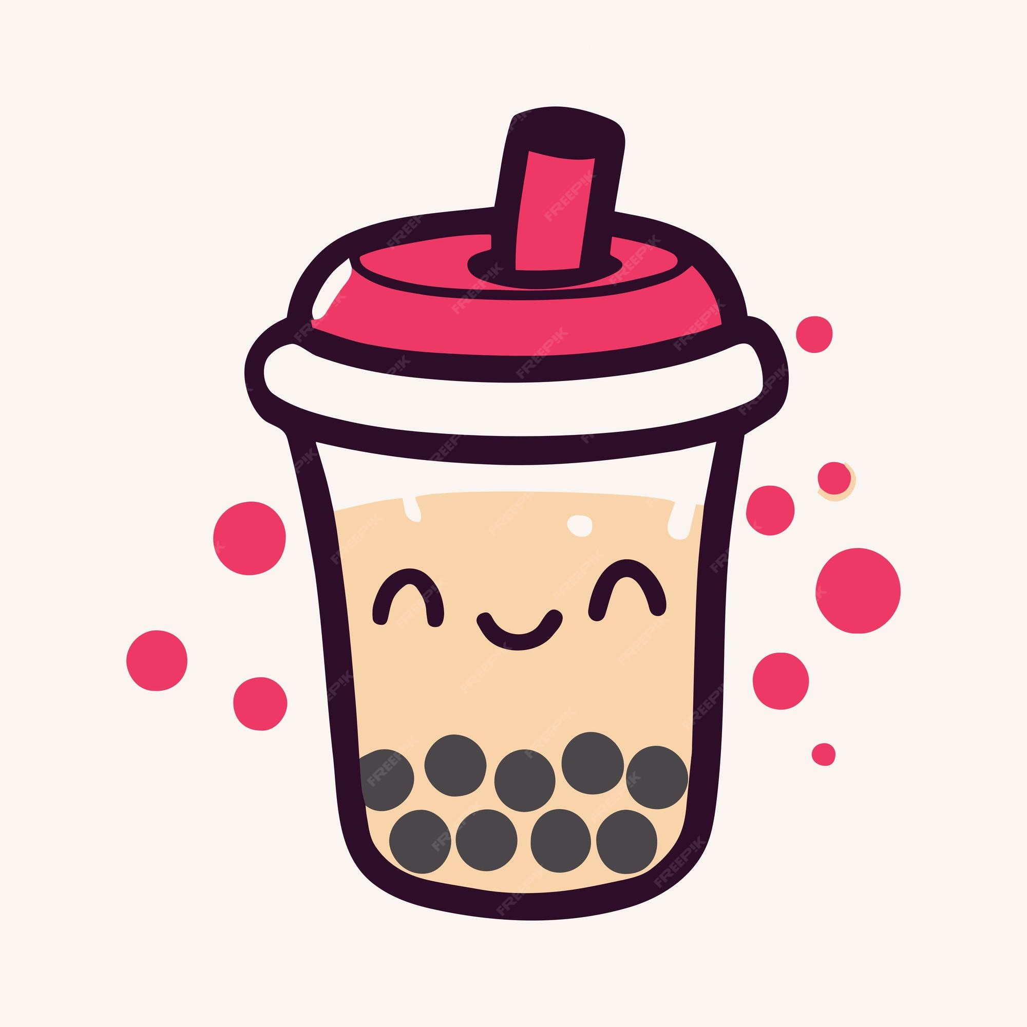 Cute Bubble Tea Vector Art, Icons, and Graphics for Free Download