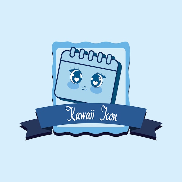 kawaii calendar icon