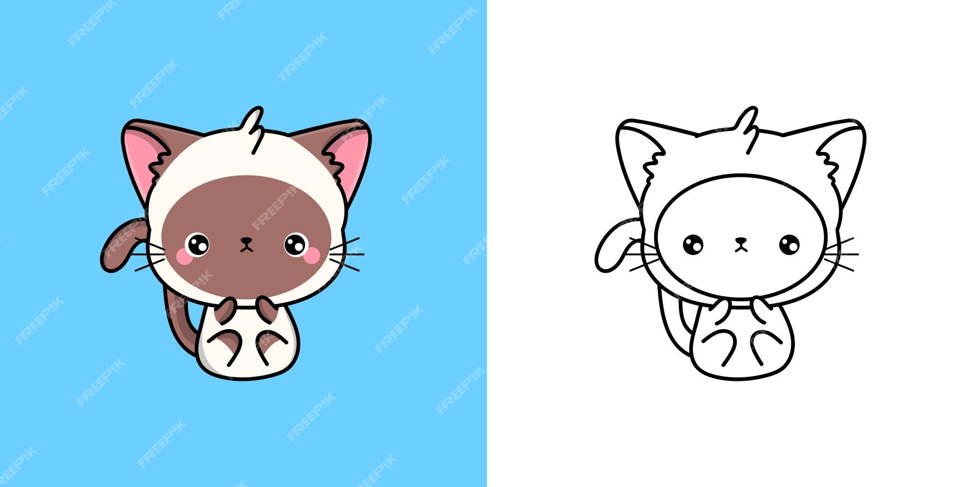 HOW TO DRAW A KAWAII CAT 