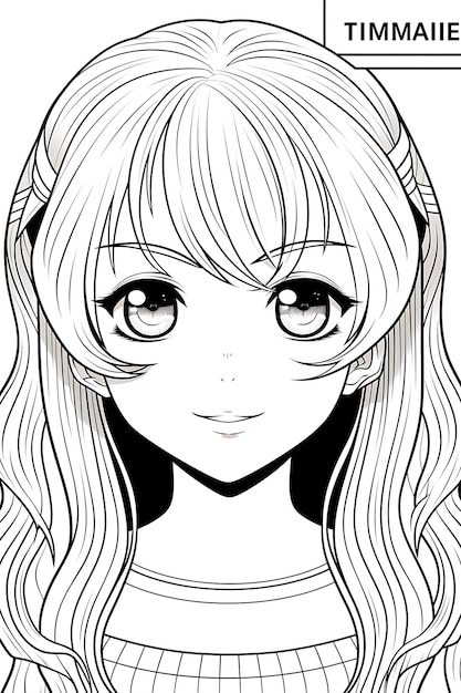 Premium Vector | Kawaii coloring page