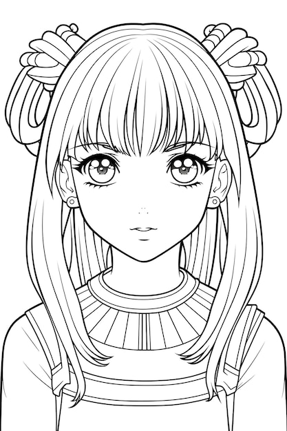 kawaii coloring page