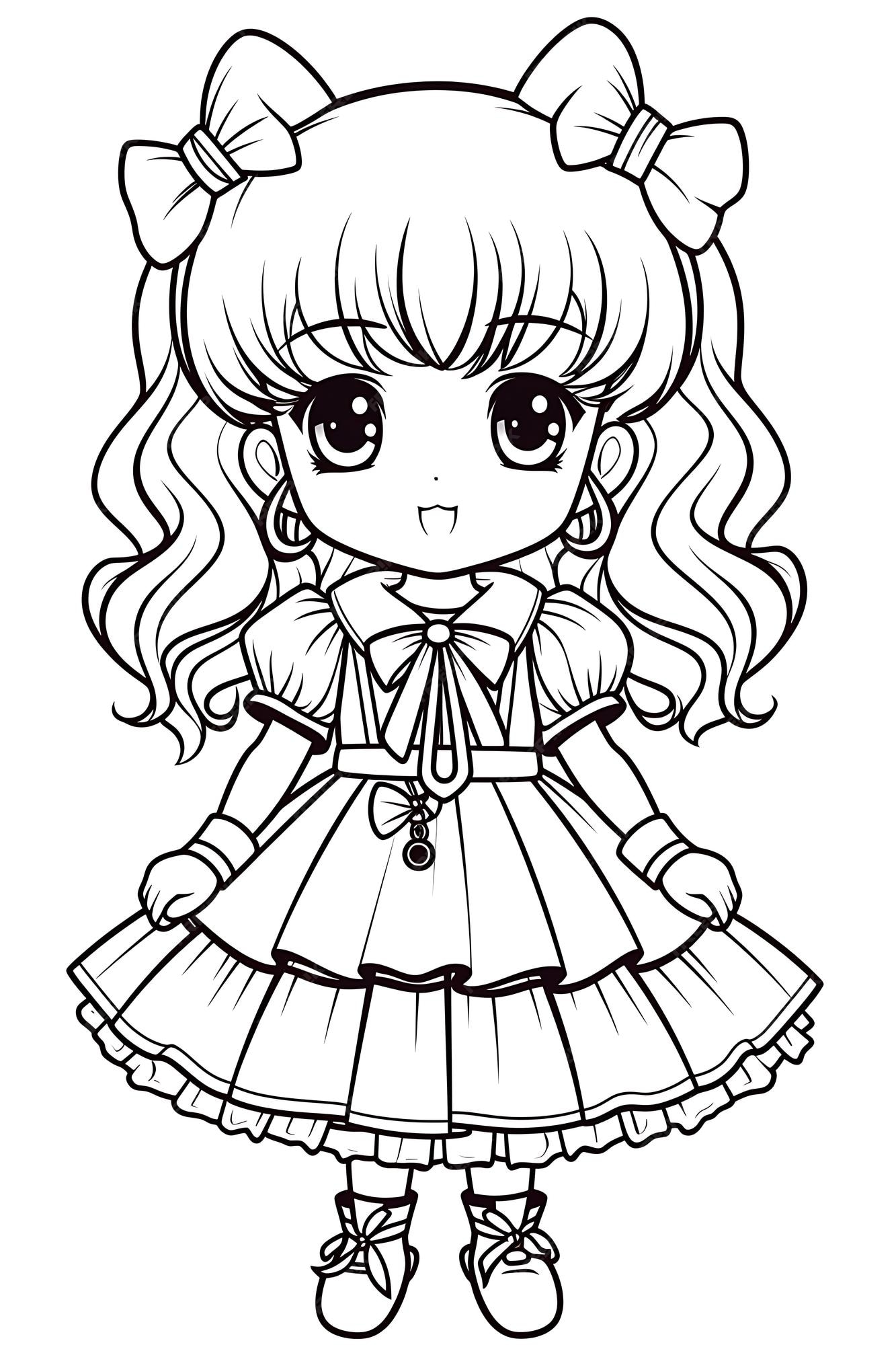 Kawaii Coloring pages for Kids 17264391 Vector Art at Vecteezy