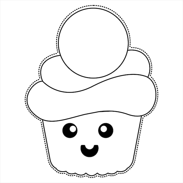 Premium Vector  Kawaii coloring pages for kids