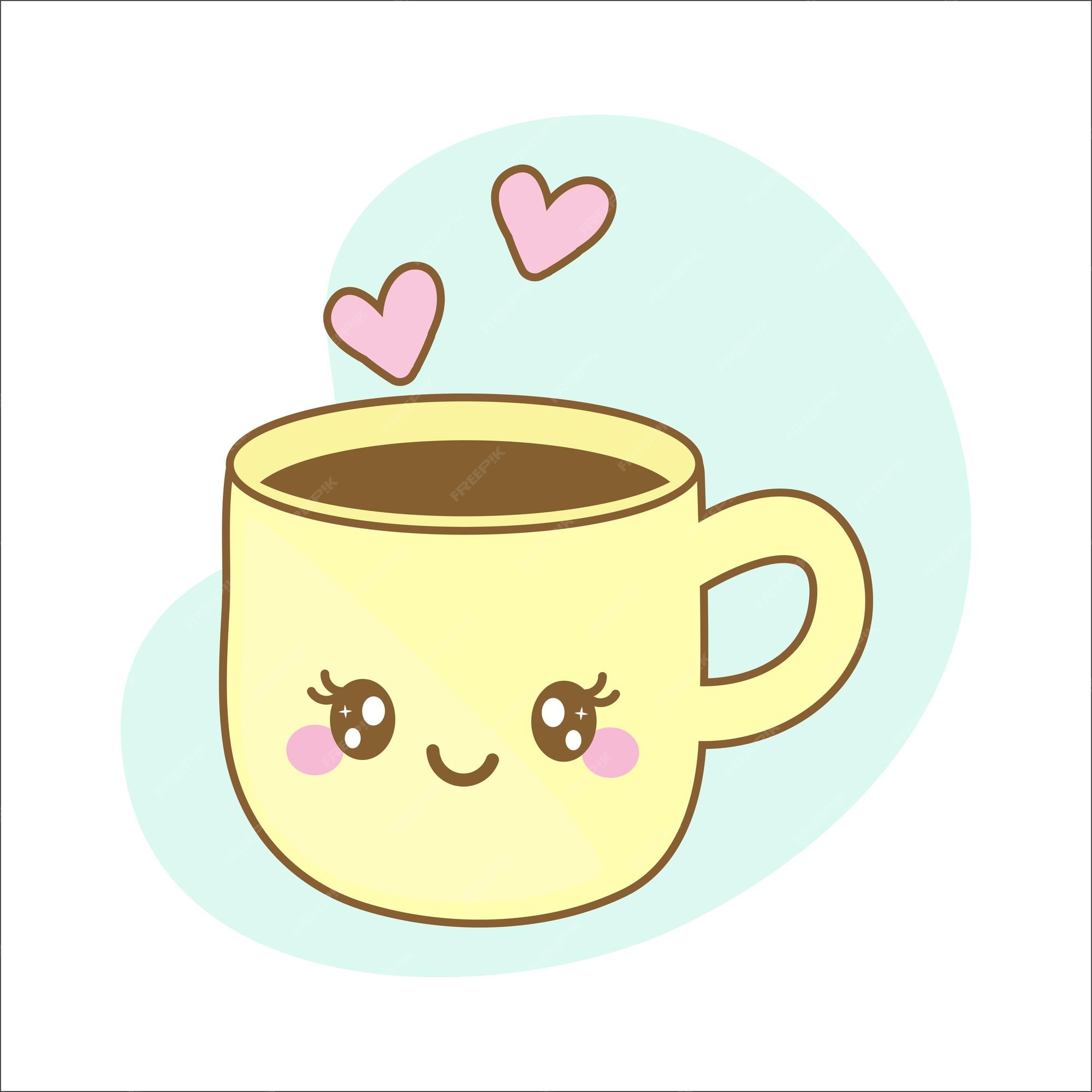 Coffee to go kawaii cute cartoon Stock Vector Image & Art - Alamy