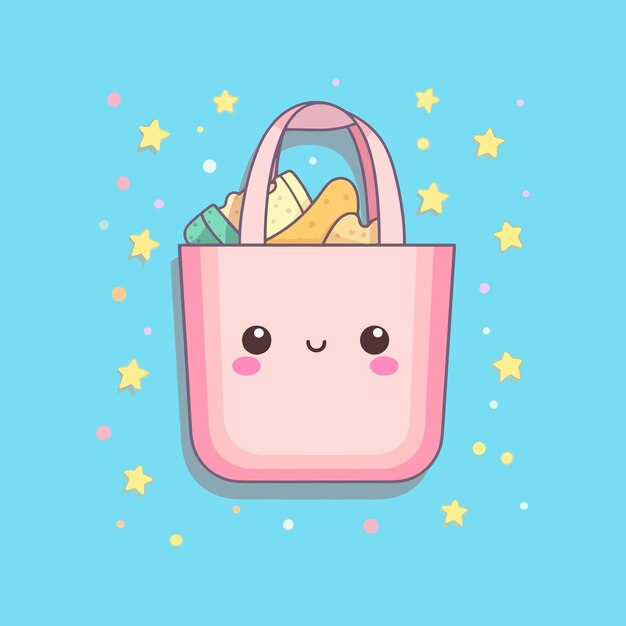 Kawaii cute tender padlock element vector illustration