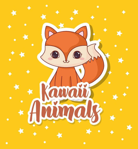 kawaii dieren ontwerp