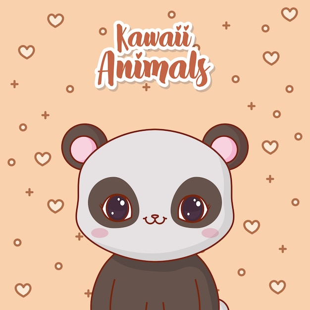 Kawaii dieren ontwerp