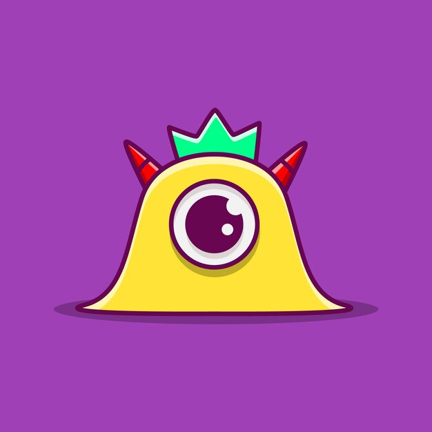 Vector kawaii doodle monster cartoon design