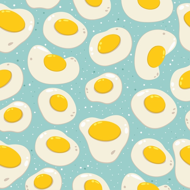 귀여운 계란 원활한 패턴