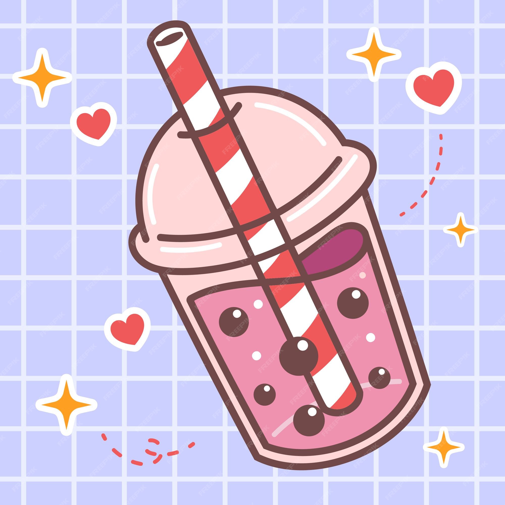 Kawaii Anime Bubble Tea, HD phone wallpaper