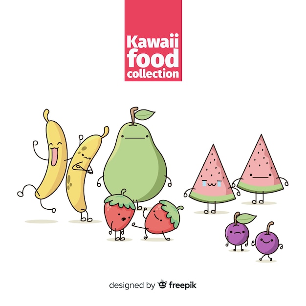 Raccolta di cibo kawaii