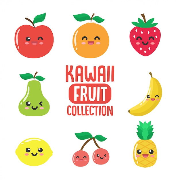 Kawaii fruitcollectie