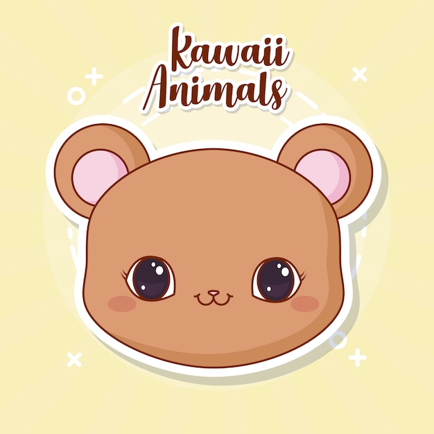 Значок обезьяны kawaii