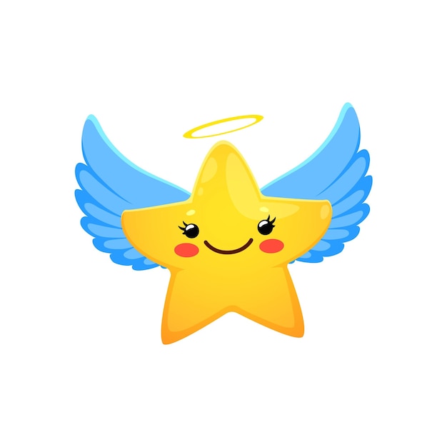 天使の翼とハロのカワイ星のキャラクター