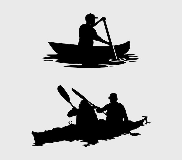 Vector kayak vector art icons and graphics