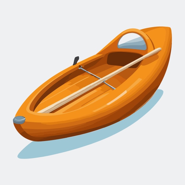 Vector kayak vector on a white background