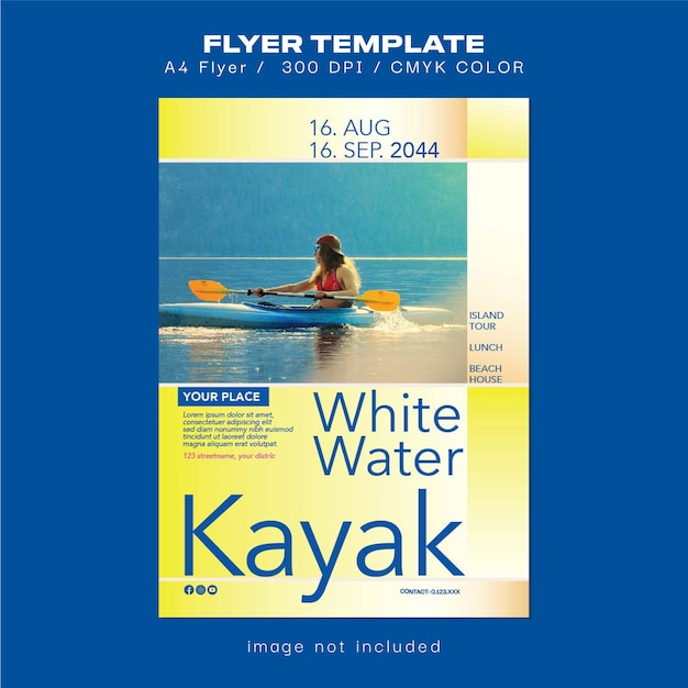 kayaking flyer