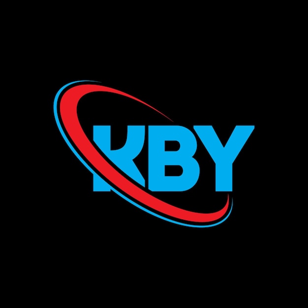 Вектор kby логотип kby буква kby буква дизайн логотипа инициалы kby логотипа, связанного с кругом и заглавными буквами монограммы логотипа kby типографии для технологического бизнеса и бренда недвижимости