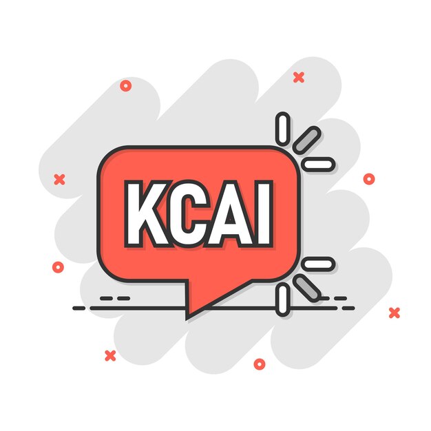 만화 스타일에서 Kcal 아이콘 격리 된 흰색 배경에 다이어트 만화 벡터 일러스트 칼로리 스플래시 효과 비즈니스 개념