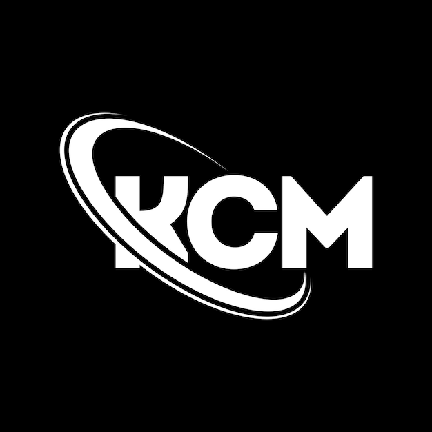 KCM logo KCM letter KCM letter logo ontwerp Initialen KCM logo gekoppeld aan cirkel en hoofdletters monogram logo KCM typografie voor technologie bedrijf en vastgoed merk