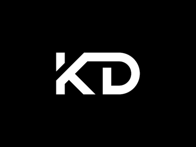 Premium Vector | Kd logo design