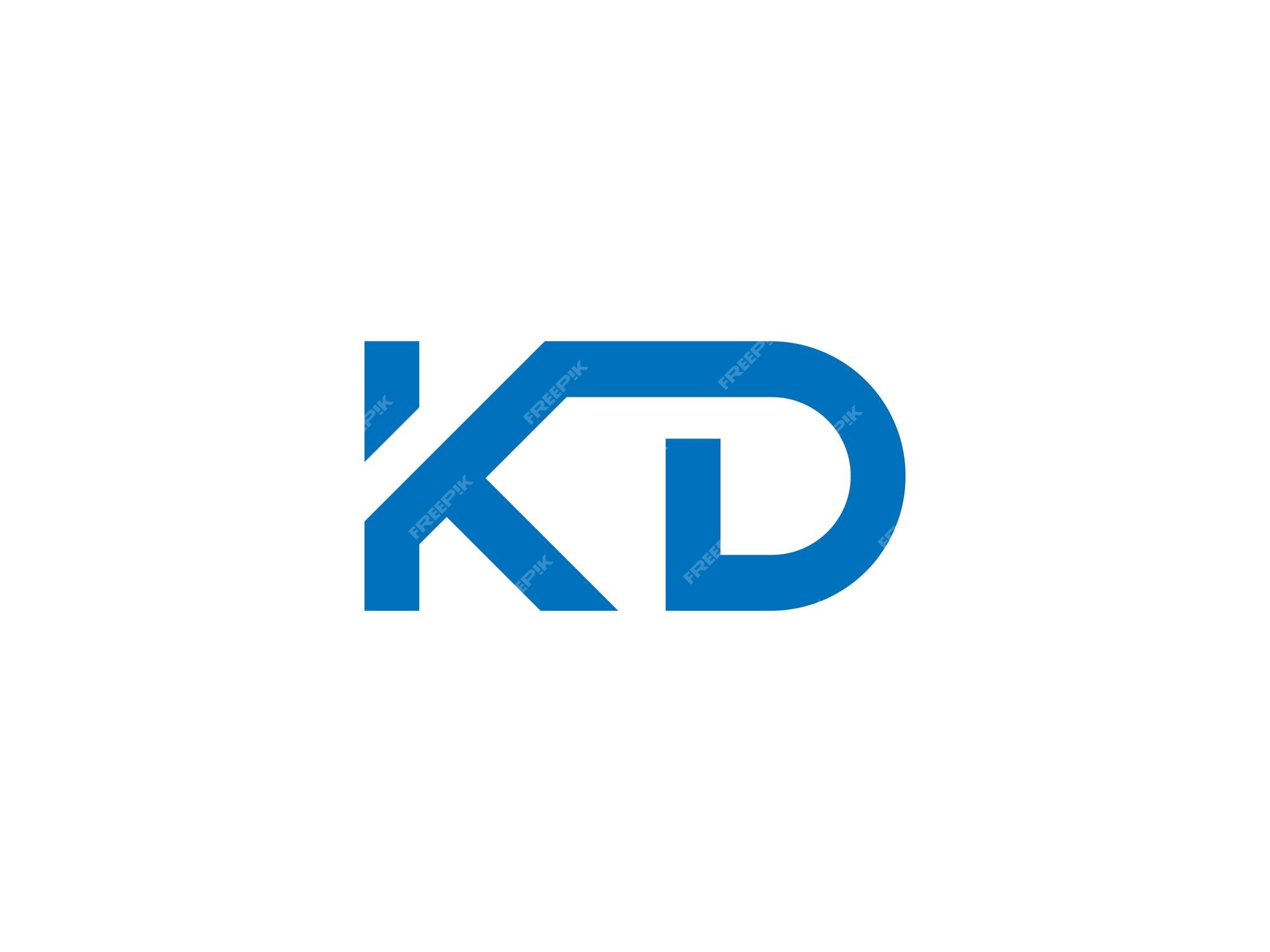 Premium Vector | Kd logo design