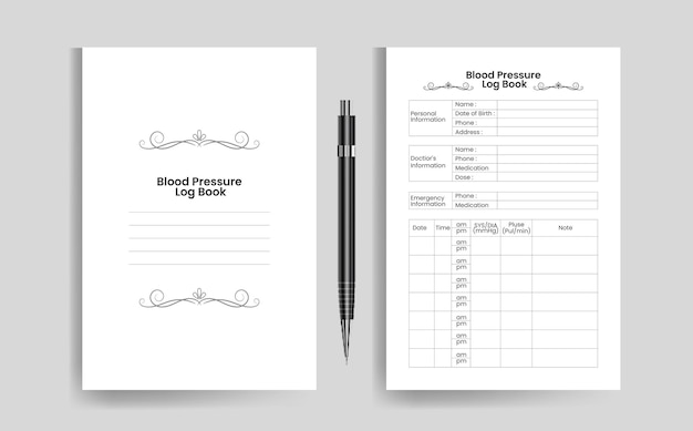 KDP interior log book