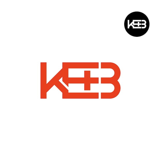 keb logo letter monogram design