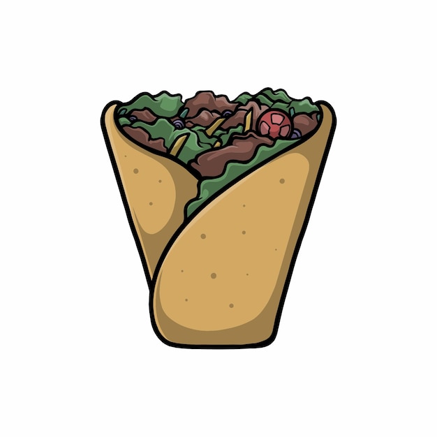 Kebab vectorillustratie