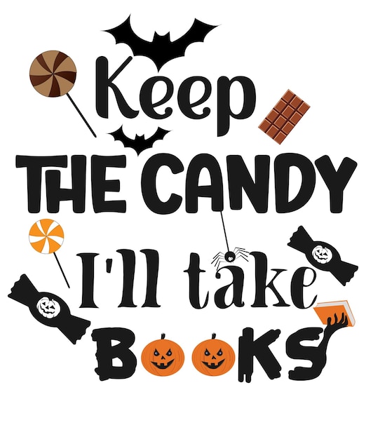 Keep the candy I will take books