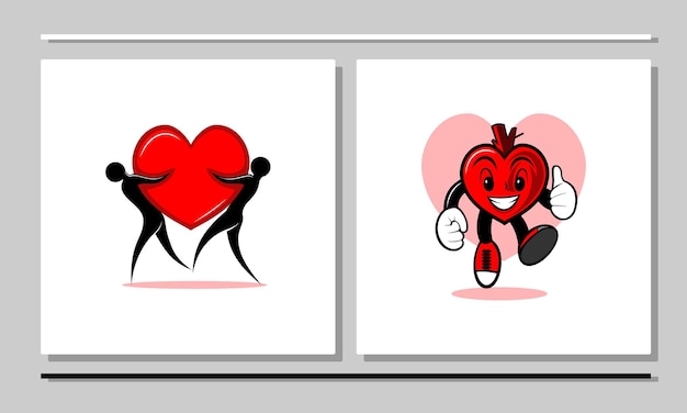 Keep heart healthy logo design save our heart sports advice for heart health