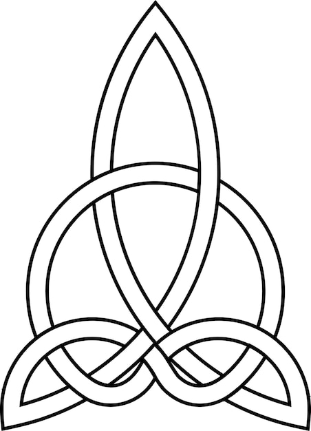 Keltische knoop harmonie snijden triquetra gesneden knoop Iers