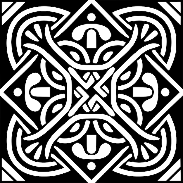 Keltische ornament stijl frame sjabloon